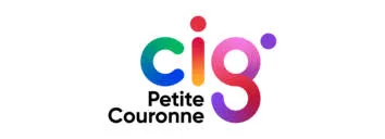 logo du CIG Petite Couronne multicolor